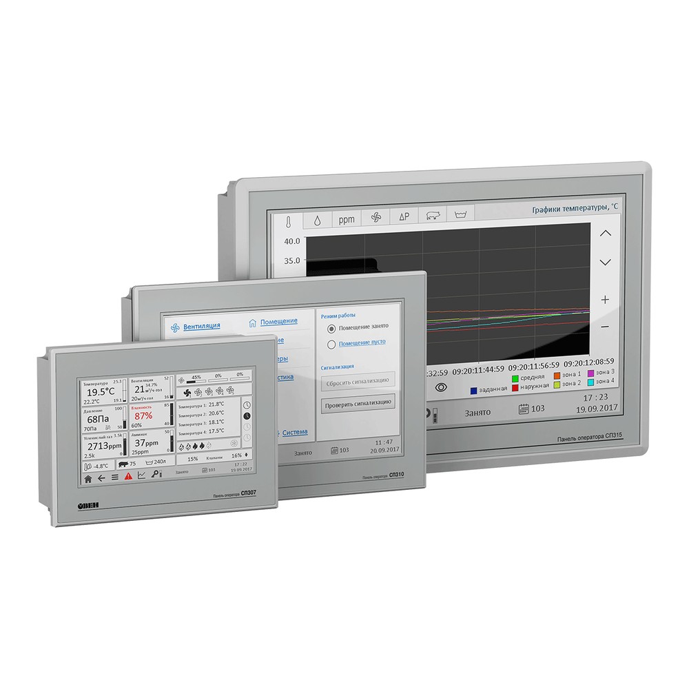 Панель оператора ОВЕН СП307-Р, 7", Ethernet, Modbus
