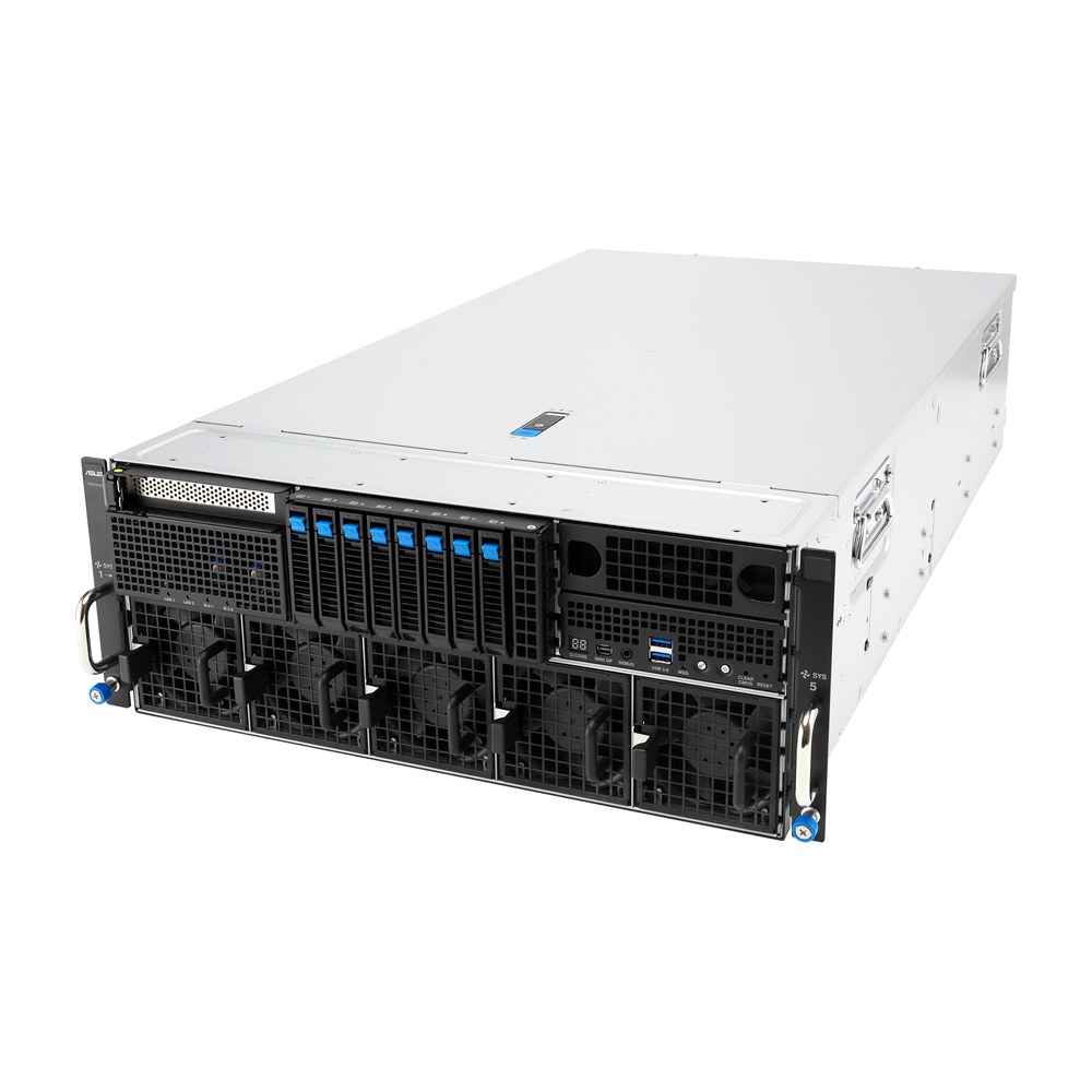 GPU-сервер ASUS ESC8000-E12P, 4U, до 8 GPU PCIe