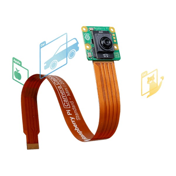 Камера Raspberry Pi AI Camera, 12,3 Мп, Sony IMX500 с нейропроцессором