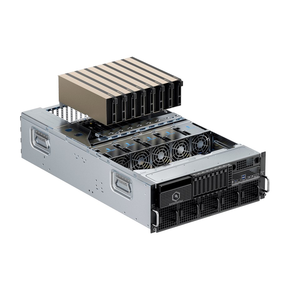 GPU-сервер Digital Razor HPC 8000 H128-384-1024, 4U, 8× NVIDIA L40S 48 ГБ