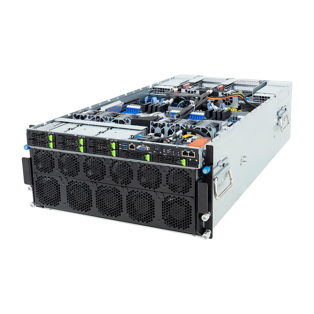 GPU-сервер GIGABYTE G593-ZD1-AAX3, 5U, 8× GPU NVIDIA HGX H100/H200