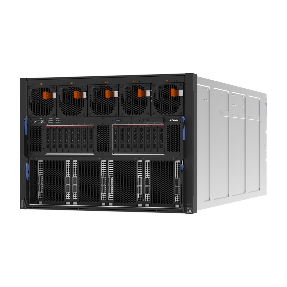 GPU-сервер Lenovo ThinkSystem SR685a V3, 8U, 8× GPU NVIDIA HGX H100/H200