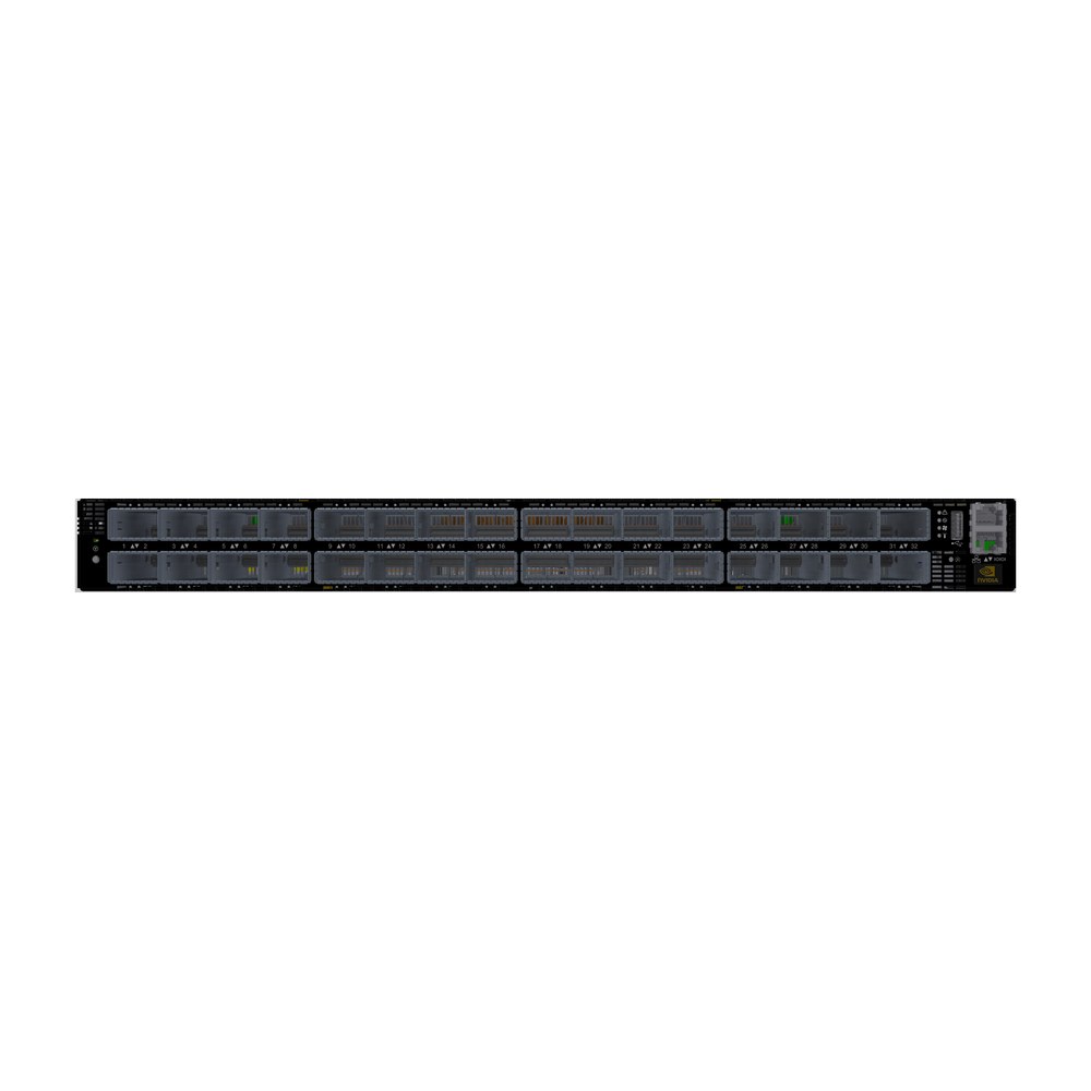 Коммутатор InfiniBand NVIDIA Quantum-2 QM9700, 64 порта NDR 400 Гбит/с, управляемый