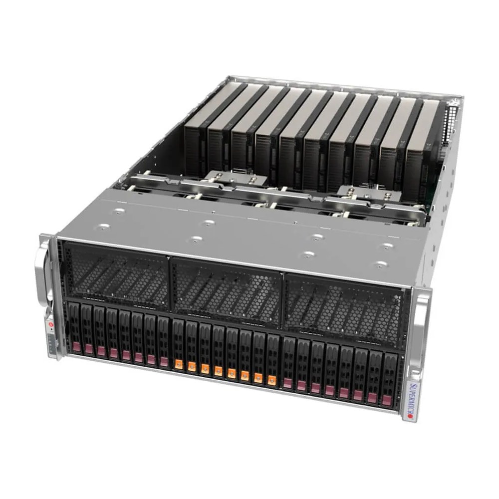 GPU-сервер Supermicro AS-4125GS-TNRT2, 4U, до 10 GPU PCIe