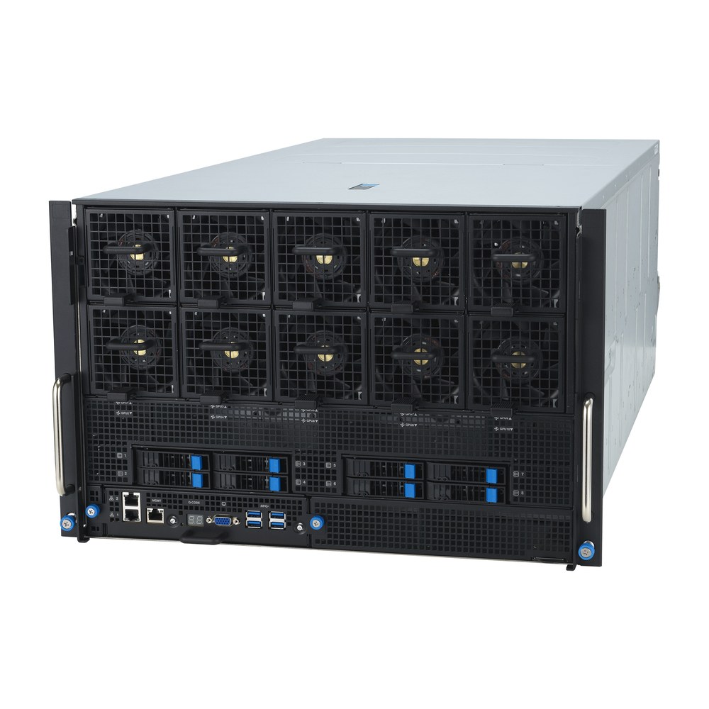 GPU-сервер ASUS ESC N8-E11V, 7U, 8× GPU NVIDIA HGX H100/H200