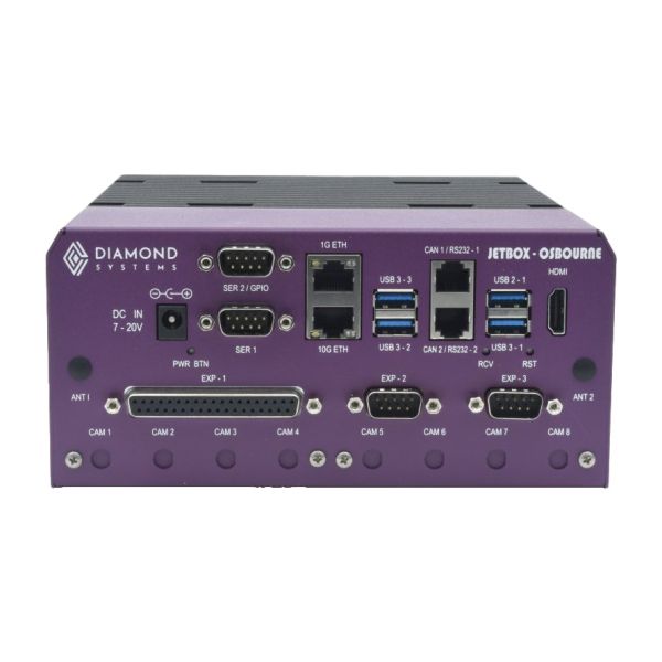 Edge AI компьютер Diamond Systems OSB-ER-64GXT-1T, NVIDIA Jetson AGX Orin, до 275 TOPS