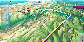 3D Визуализация данных в ГИС Панорама